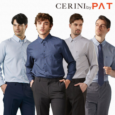 CERINI by PAT CERINI by PAT 남성 스판 셔츠 4종 세트