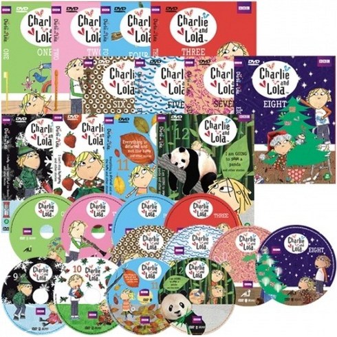 DVD 찰리와 롤라(Charlie and Lola) 12종 세트, 12CD