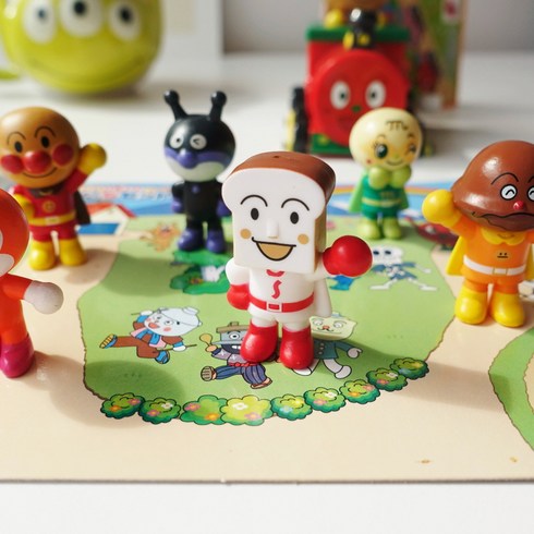 (국내배송/정품)호빵맨 캐릭터 피규어 6종 세트 인테리어소품