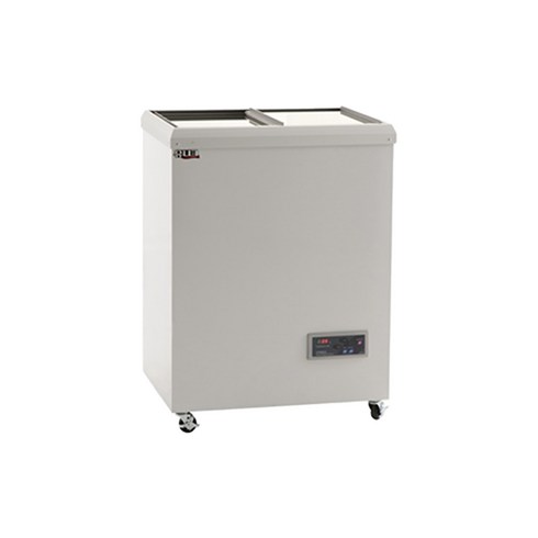 유니크대성 소형 냉동쇼케이스 FSR-80-1 70리터 화이트 다목적 냉동고, 아날로그