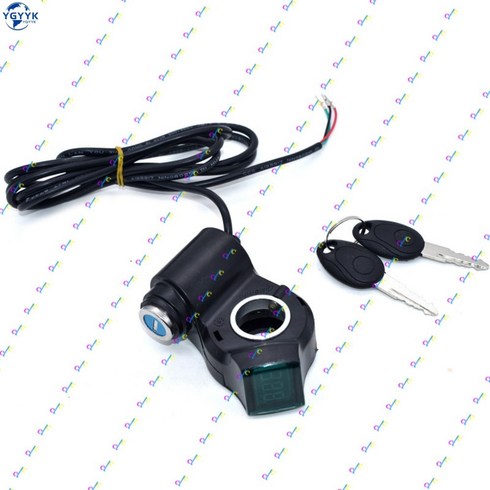 YGYYK 전동킥보드 키박스 볼트게이지 전동자전거 볼트메타 도난방지 자물쇠키 잠금, 선다발 인터페이스, 1개