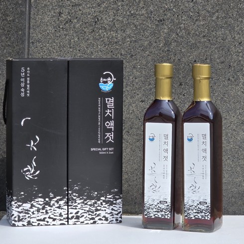 추자도멸치액젓 - 최소 5년이상 자연숙성 프리미엄 추자도 멸치액젓, 2개, 500ml