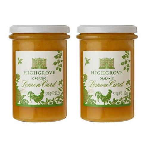 Fortnum&Mason Highgrove Lemon Curd 포트넘앤메이슨 하이그로브 레몬 커드 320g, 2개