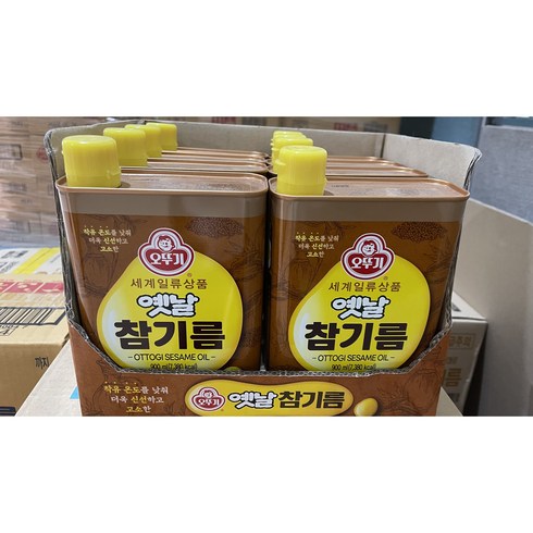 오뚜기 옛날 참기름, 900ml, 8개