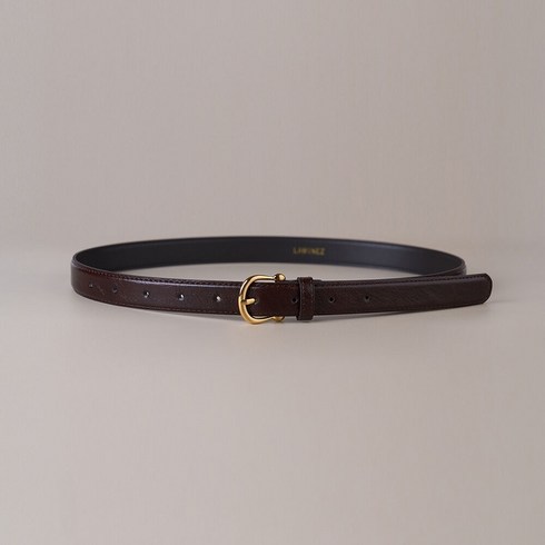 라미네즈 Satin Gold Classic Belt - Brown