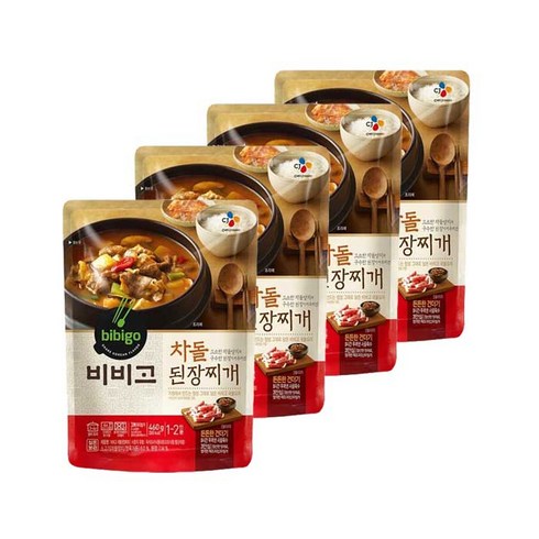 비비고 차돌된장찌개 460g, 4개