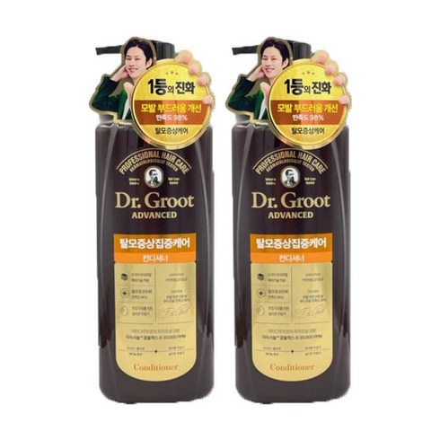 LG생활건강 닥터그루트 집중케어 탈모증상완화 컨디셔너 400ml x 2개