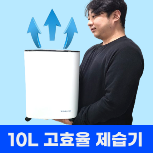 [원룸] 10L 제습기 가성비 소형 자취방 결로 빨래 실내건조 작은방 옷장 욕실 습기 제습, 윈에스(WS-010A)