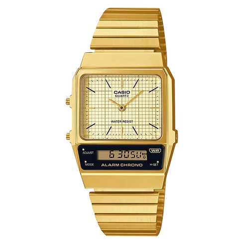 카시오에얄오크 - CASIO 카시오 AQ-800EG-9A 공용 레트로 전자시계