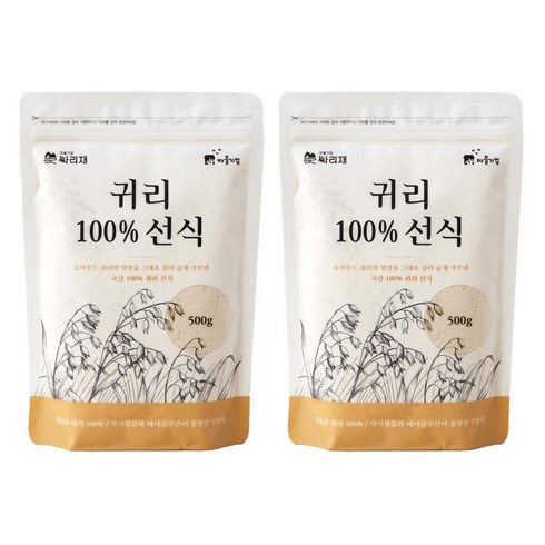 싸리재마을 - 싸리재마을 귀리선식 500g, 6개