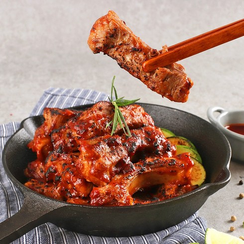 자연과농부 바베큐 폭립 500g (유통기한 24년3월9일), 1개