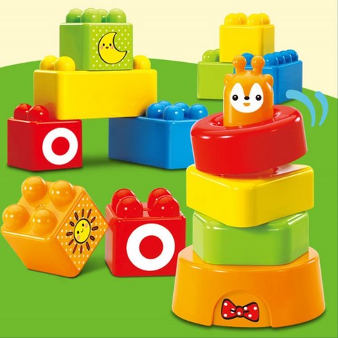 베베블럭 영유아 인지능력 창의력 소근육 아기블럭 옥스포드 링쌓기 공간지각 두뇌발달 돌선물