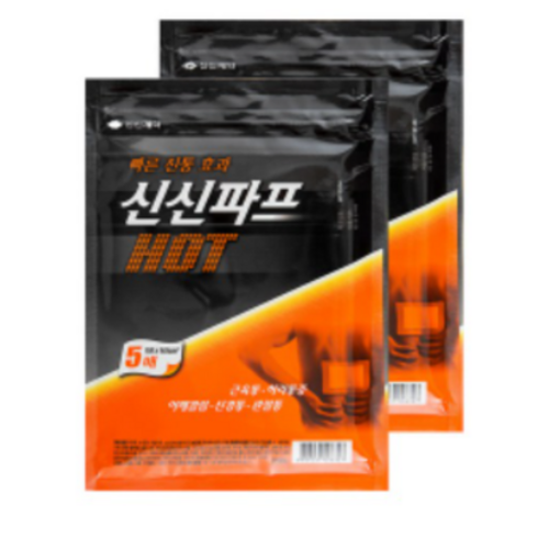 신신제약 신신파프 HOT 파스, 5개입, 2개