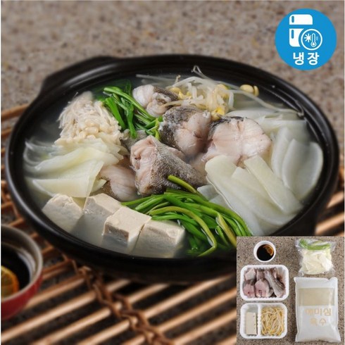 대구케이터링 - [해미심] 30년 전통의 강남 맛집 냉장 2. 생대구 지리탕 밀키트 3-4인분 2.6kg 강남 맛집 캠핑요리 술안주, 2. 해미심 생대구 지리탕, 1세트