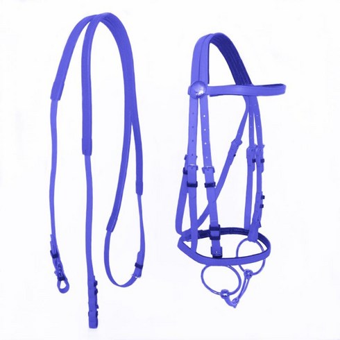말굴레 마방굴레 말고삐 승마용품 PVC 말고삐, C, 1개