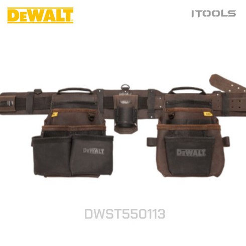 디월트 프리미엄 DWST550113 18포켓 누벅 가죽 디월트 전문 대리점전문가형인테리어 목수밸트