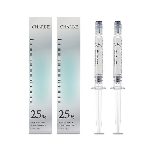 씨어럼 - [샤르드] 25% 나이아신아마이드 토닝 앰플, 2개, 3ml