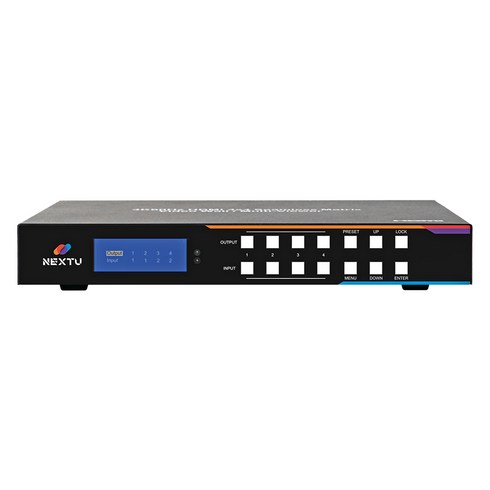 심리스 4k HDMI 9대9 매트릭스 스위치 비디오월 NEXT-4425SMW