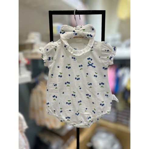 압소바바디슈트 - [압소바][해피랜드] 2024년 여름신상 /한여름 시원하게 입기 좋은 바디슈트 /실내복부터 외출복까지 모두 입기좋은 제품/귀여운 헤어밴드까지 세트로*쿨체리바디슈트헤어밴드세트*