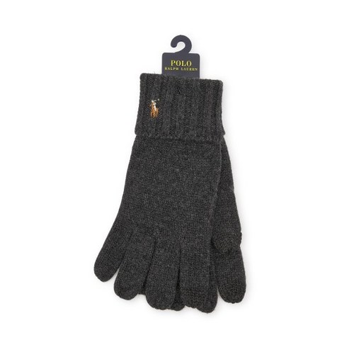 정품 폴로 랄프로렌 메리노 울 터치 스크린 글로브 차콜 WL TCH GLV GLOVE E TRAFINE MERINO