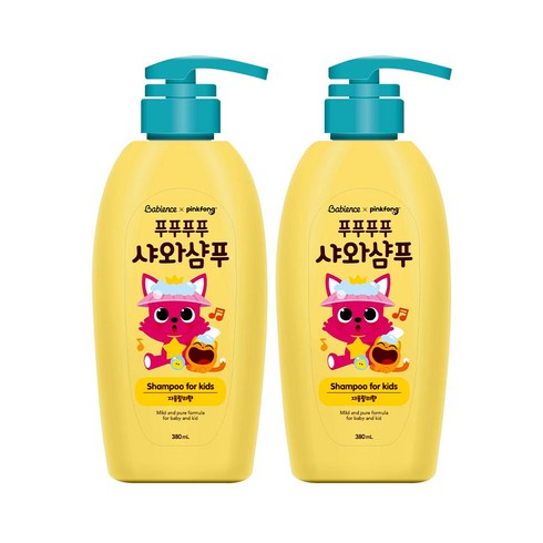 베비언스 핑크퐁 샤와샴푸 380ml (자몽릴리향) X 2개
