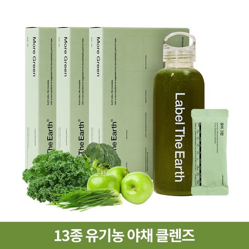 라벨디어스 유기농 야채 블렌드 모어그린, 100g, 3박스