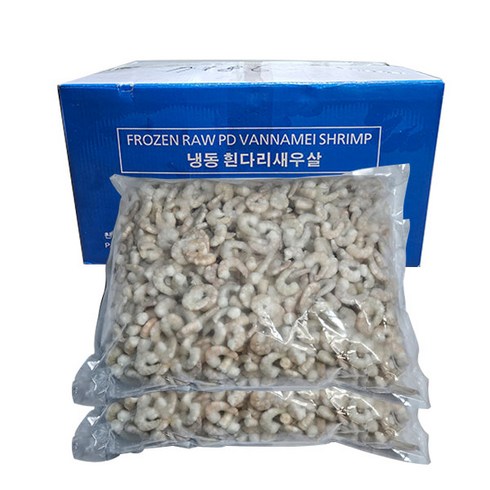 냉동 백새우살 4.5kg (71/90), 잔씨알, 1개