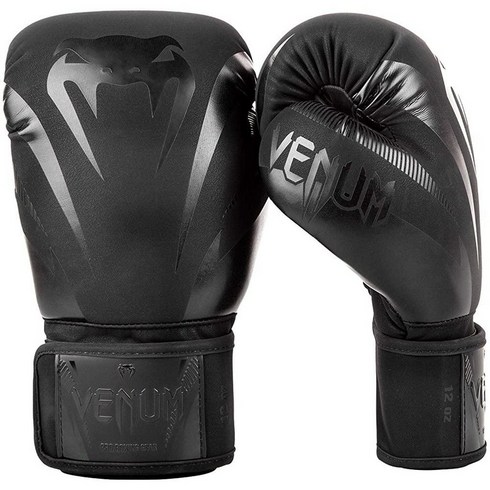 Venum 임팩트 복싱 글러브, Black/Black