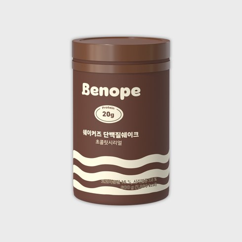 베노프 - 베노프 쉐이커즈 단백질쉐이크 초콜릿시리얼, 1개, 600g