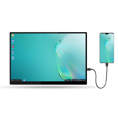 제우스랩 Z10T 휴대용 포터블 터치 모니터 10.5인치 노트북 듀얼 덱스 보조