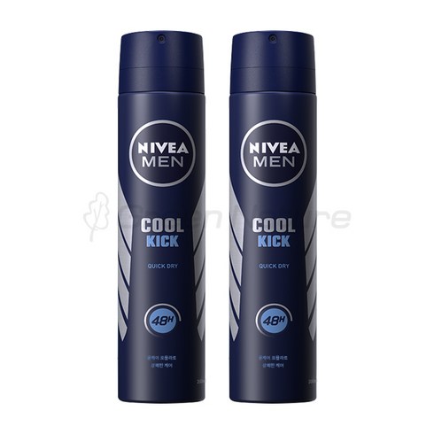 2023년 가성비 최고 니베아데오드란트 - 니베아 맨 쿨킥 스프레이 데오드란트, 200ml, 2개