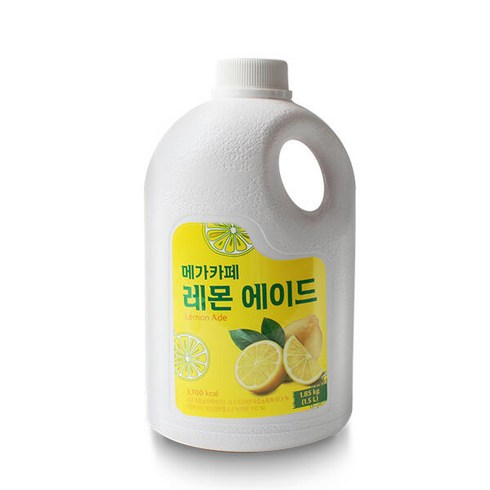 메가커피 - 메가카페 레몬 에이드 1.85kg/1.5L, 1개, 1.5L