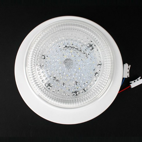 두영 LED 원형직부등 15W, 주광색(하얀빛), 1개