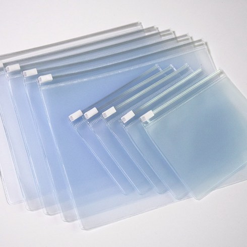 해피세일 국산 고주파지퍼백10장 칼라 슬라이드지퍼백, 01_(25YF)반투명-27x18(10장)