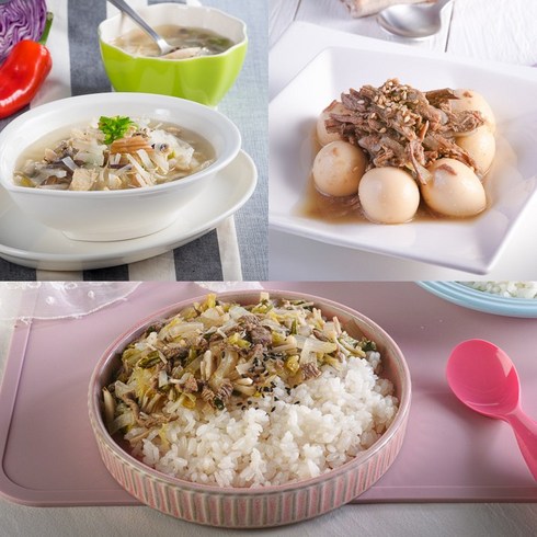 골고루 반찬국세트, 12팩, 나들이세트