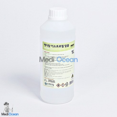 메디탑 소독용이소프로필알콜액(IPA) 1L (70%) 판매단위:1개, 1개, 메디탑 이소프로필알콜 1L