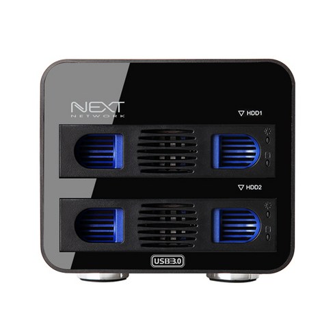 이지넷유비쿼터스 USB3.0 2베이 외장케이스 NEXT-702U3 RAID
