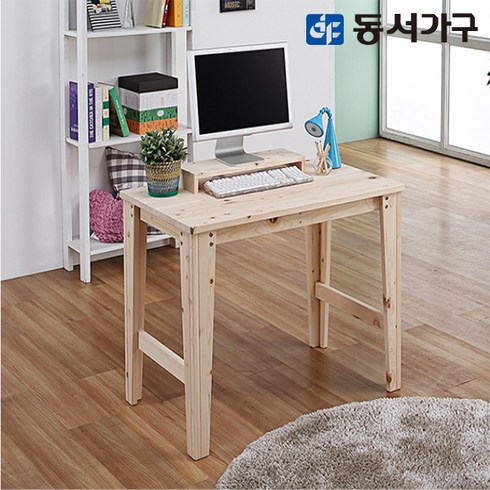 동서가구 셀로 히노끼 편백나무원목 1000책상 DF904574, 내추럴