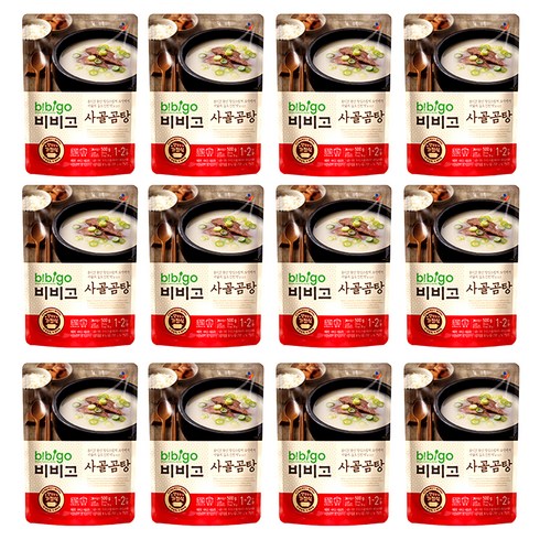 비비고 사골곰탕, 500g, 12개
