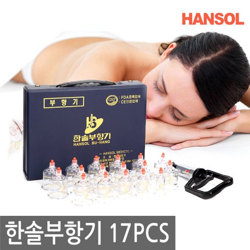 부황기 - 한솔부항기 세트 HS-A 17p, 1세트
