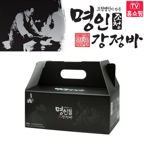 두레촌 강봉석 명인 조청 강정바 (1박스-25개), 3박스