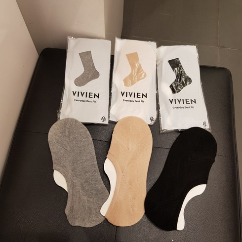 비비안 여성용 페이크삭스 양말덧신(5족) 뉴코아인천