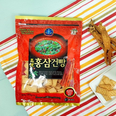 로얄제과겨울연가 - 한국인삼유통공사 (3556.3525-3526) 고려홍삼건빵, 180g, 1개