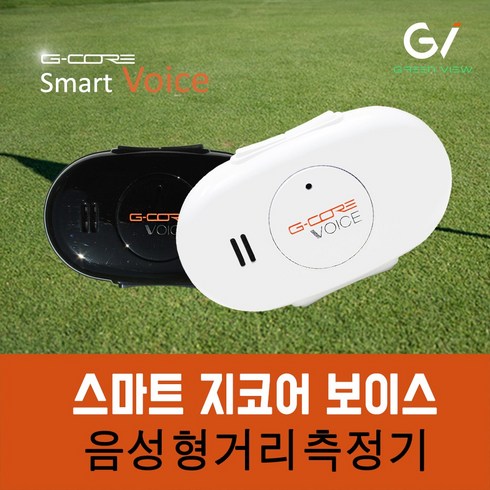 그린뷰 GPS 골프거리 측정기 지코어보이스, 블랙