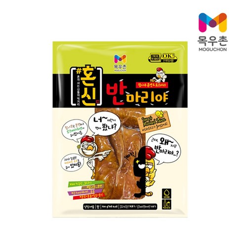 목우촌 오븐구이 반마리 치킨 14팩 - [목우촌] 혼신 반마리야, 400g, 6개