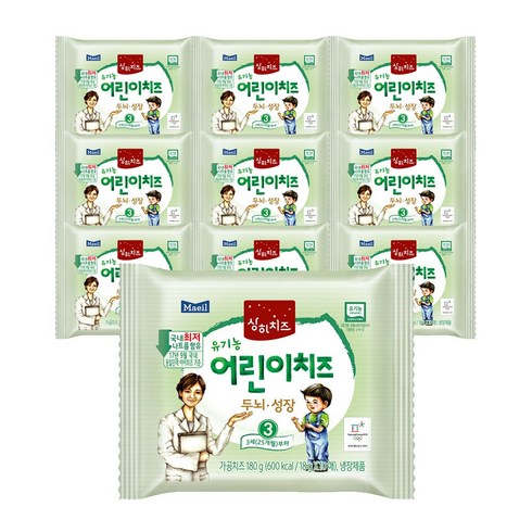 매일유업 상하 어린이치즈 3단계, 3단계 어린이치즈, 18g, 40개
