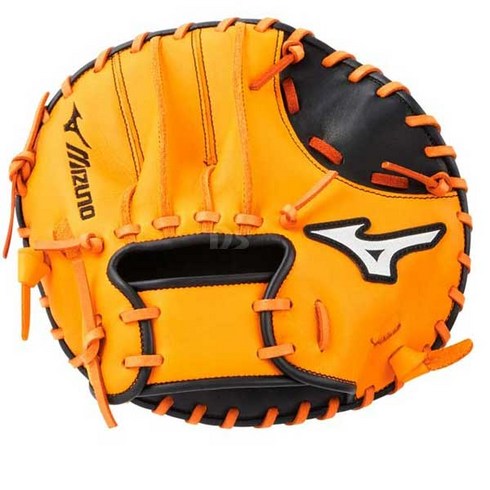 MIZUNO [GXT3A] 미국형 트레이닝 글러브 (검+노랑), 검+노