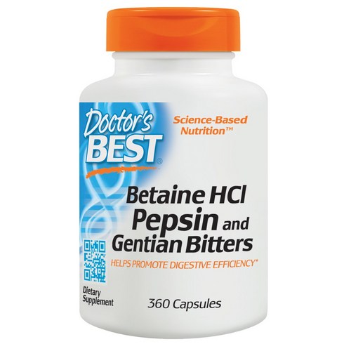 HCL - 닥터스베스트 베타인 HCI 펩신 앤 젠티안 비터 캡슐, 360정, 1개