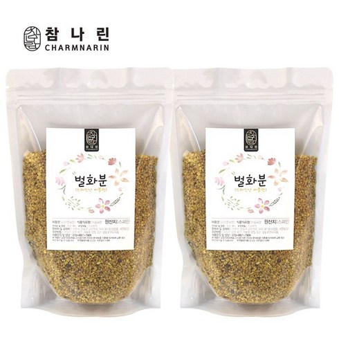 참나린 비폴렌 벌화분, 500g, 2개