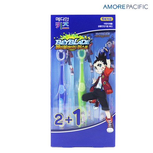 메디안 베이블레이드칫솔3단계_(2+1입), 1개, 3개